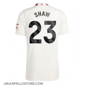 Manchester United Luke Shaw #23 Kolmaspaita 2023-24 Lyhythihainen